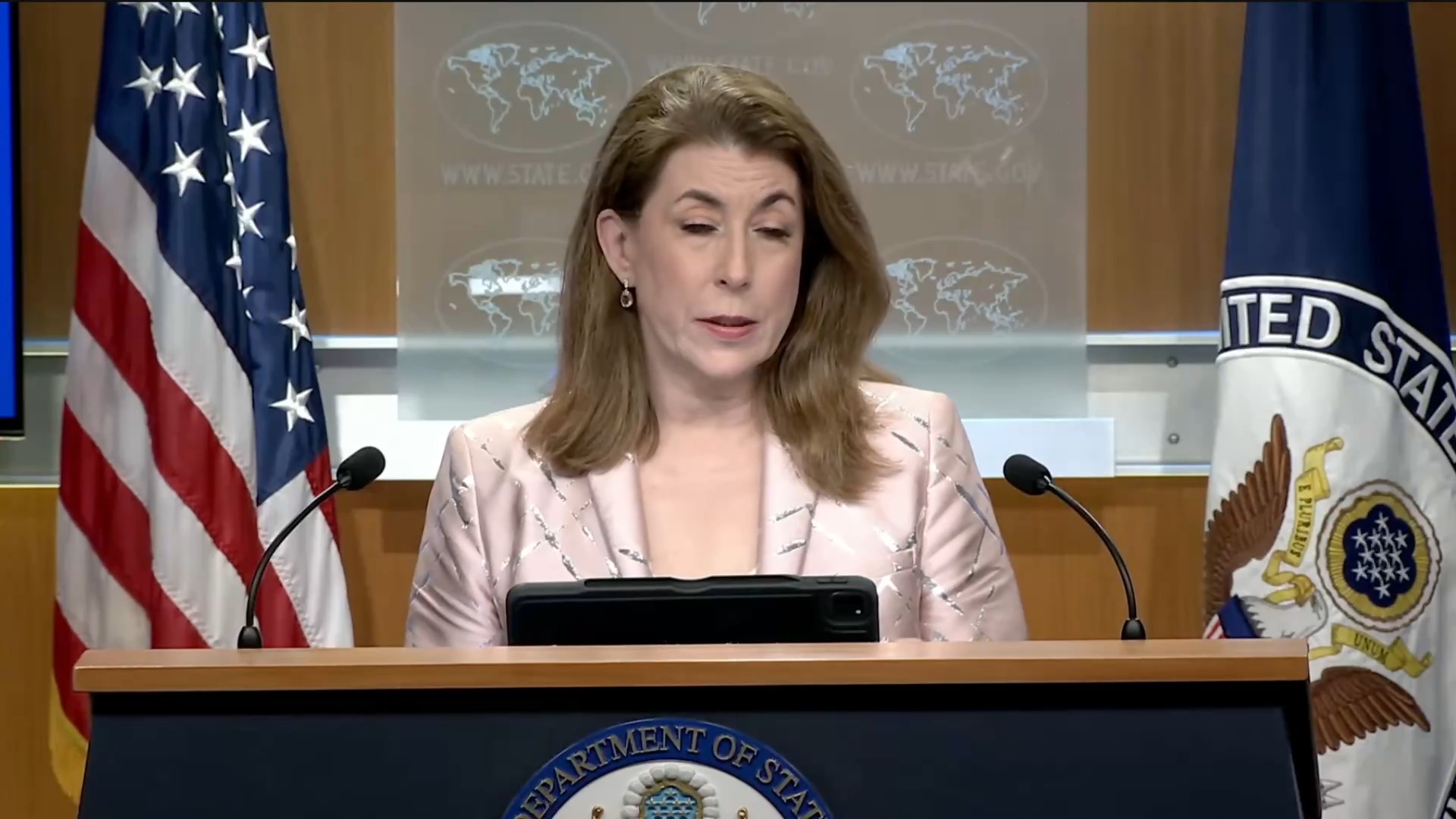 Dept. of State - Spokesperson Bruce: "We don’t have a ceasefire yet hopefully that will change”
