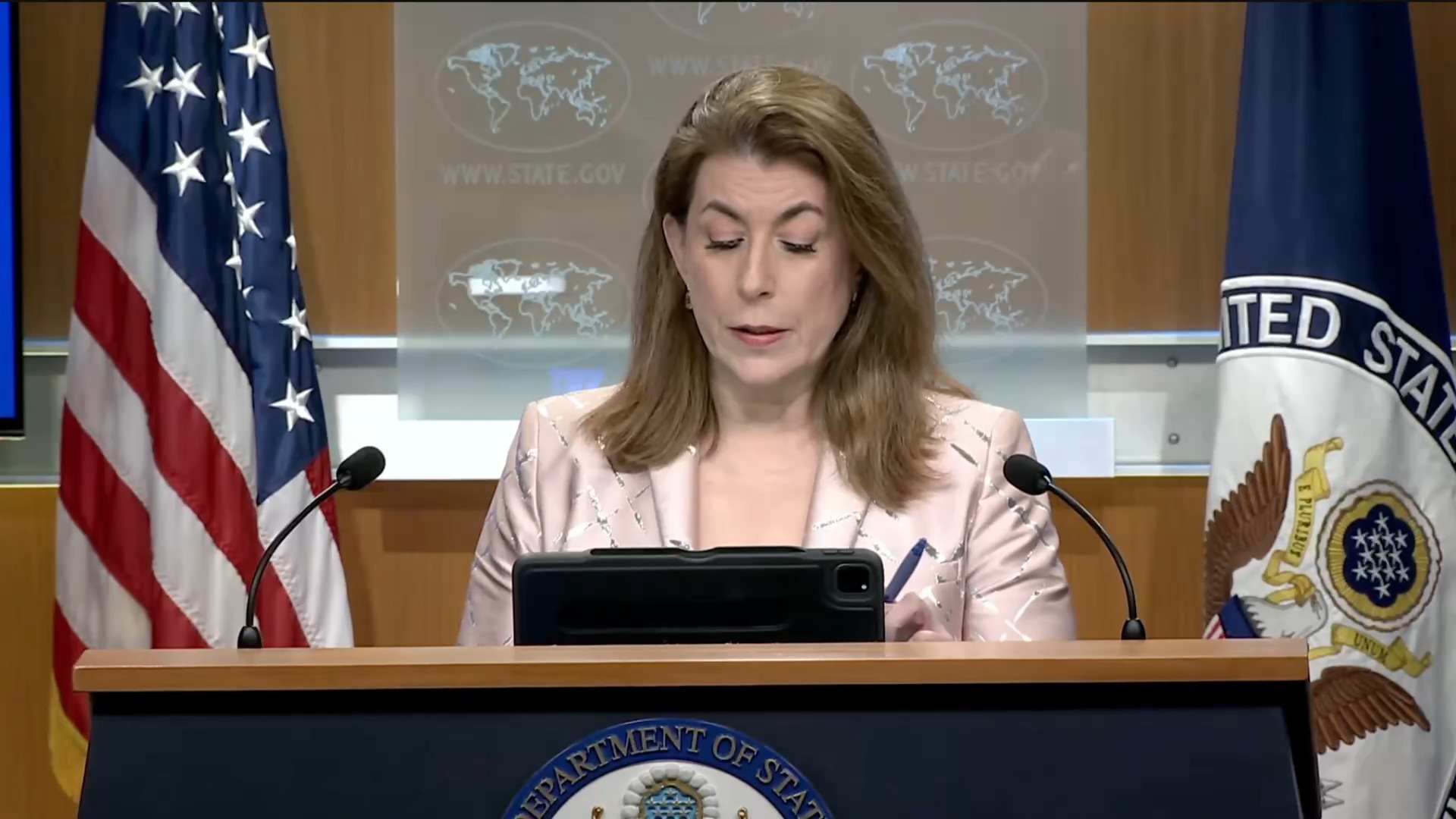 Dept. of State - Spokesperson Bruce: "You can not help your loved ones from jail”