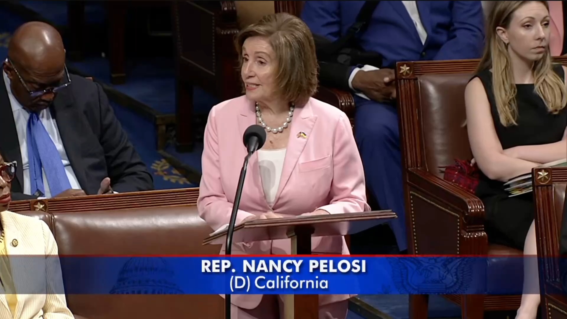 US House Floor - Rep. Pelosi (D-CA): “If beauty is in the eye of the beholder then you GOP you have a very blurred vision”