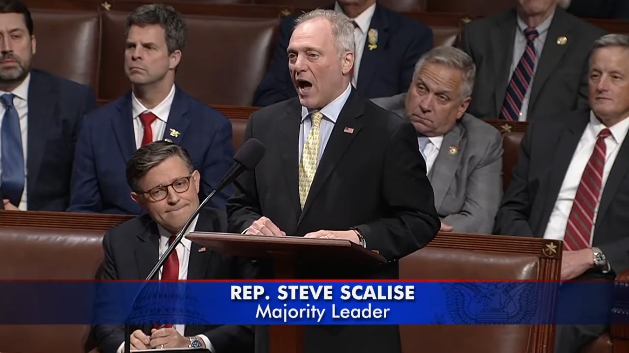 US House - Rep. Scalise (R-LA): "I don't know what parallel universe they've been living in"