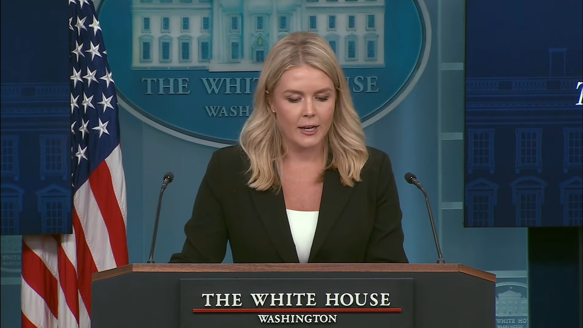 White House - Press Sec. Leavitt: “gas prices are at 4 year lows”