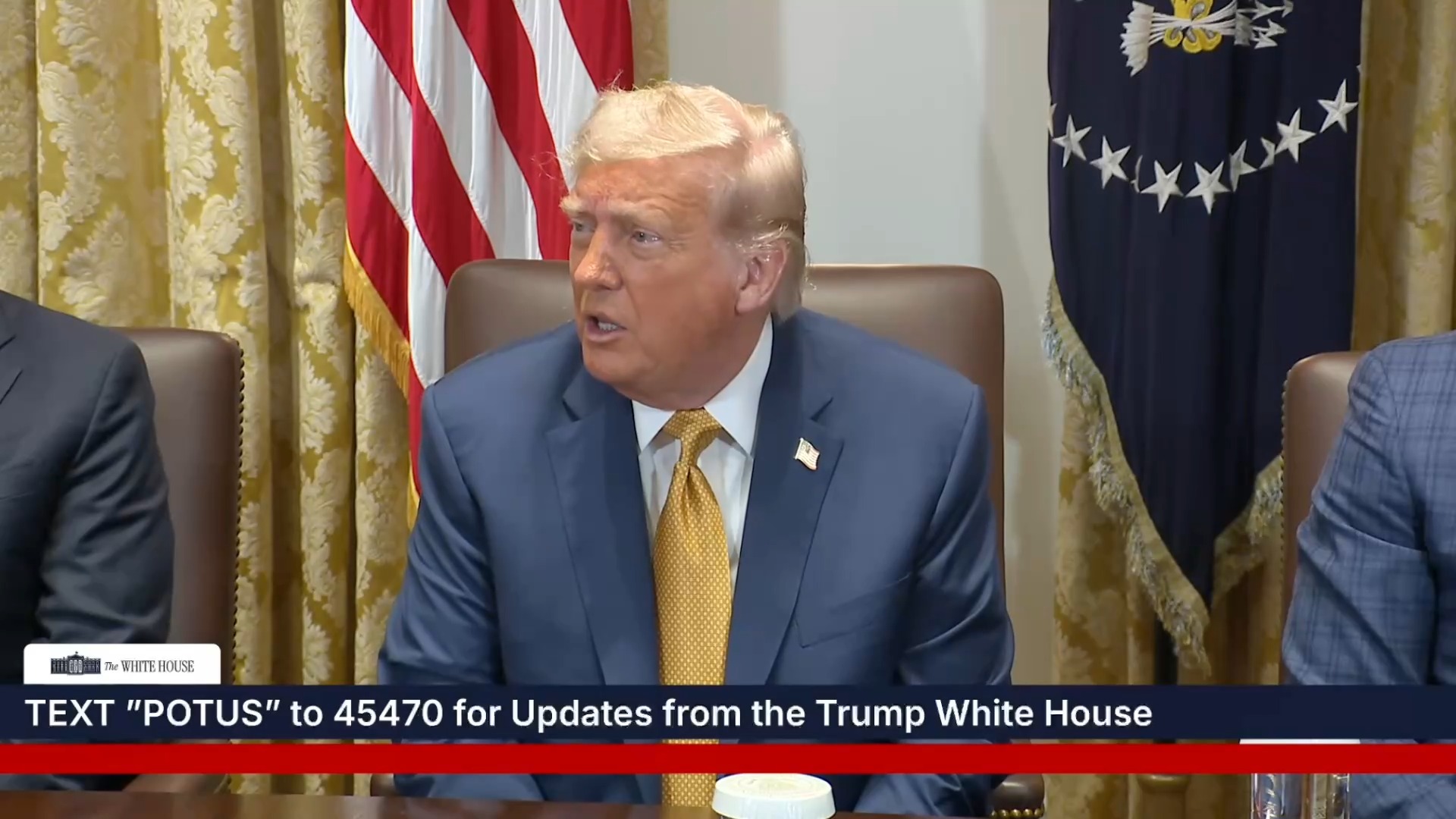 White House  - President Trump: “They pay us very little for the military”