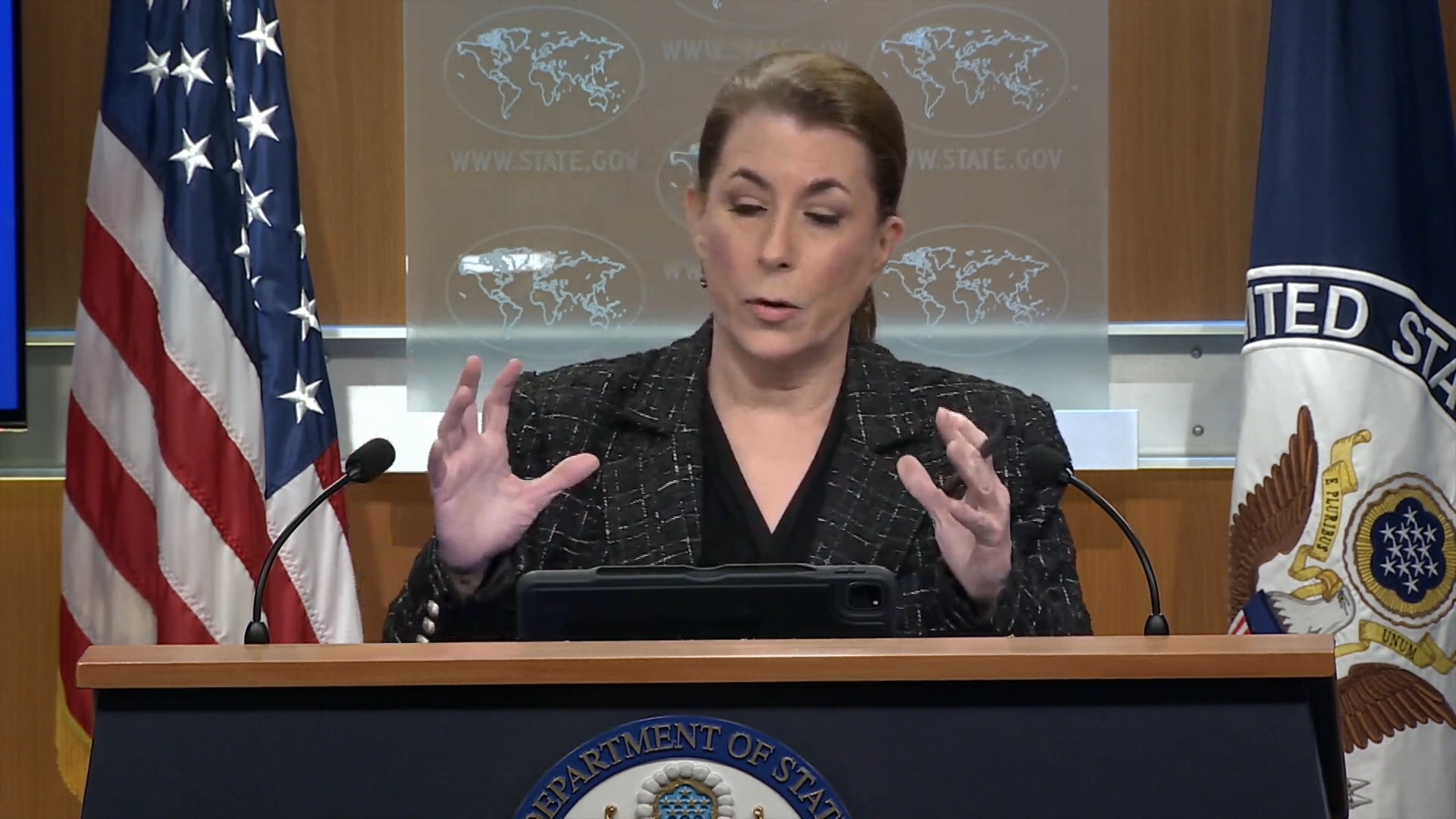 Dept. of State - Spokesperson Bruce: “We've finally seen a a new idea that works”