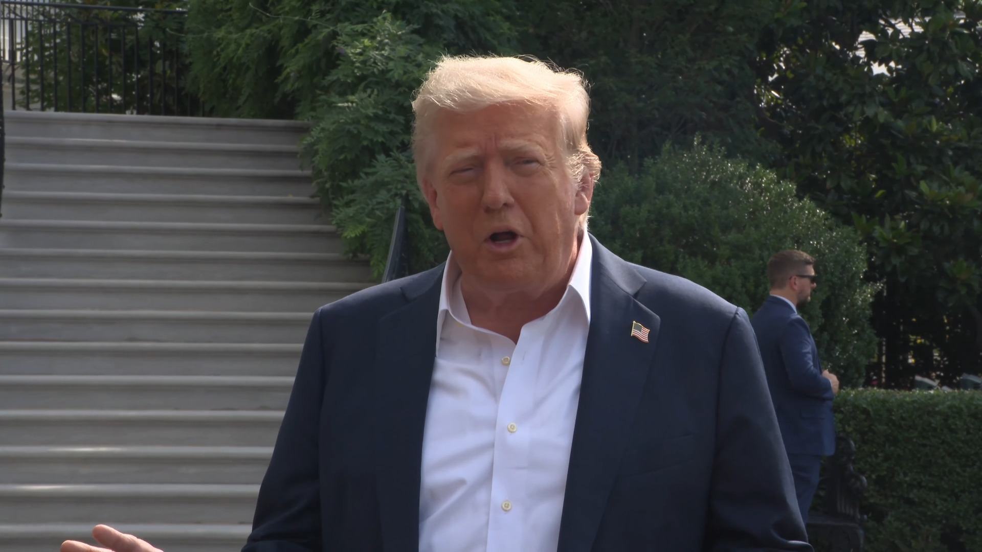 White House - President Trump: “that's all they're talking about is our country”