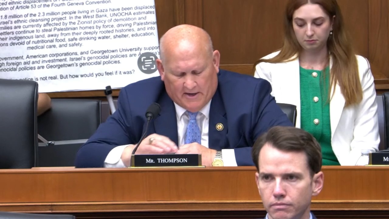 House Edu - Georgetown University Pres. Dr. Groves: "They are free as all residents of the U.S. to have speech in the public domain"