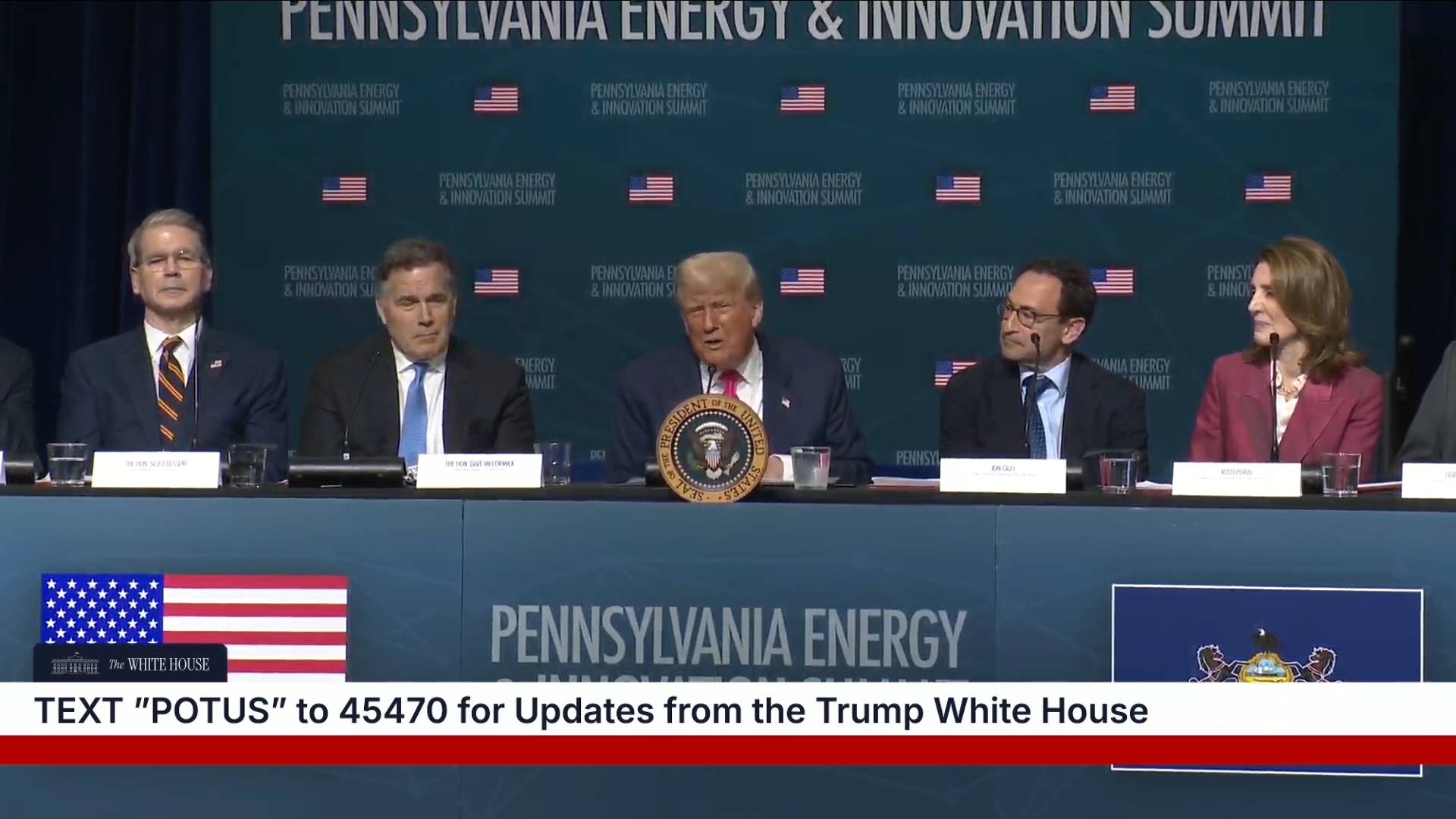 Pennsylvania Energy and Innovation Event - Pres. Trump: "You know who has the golden share? I do!"
