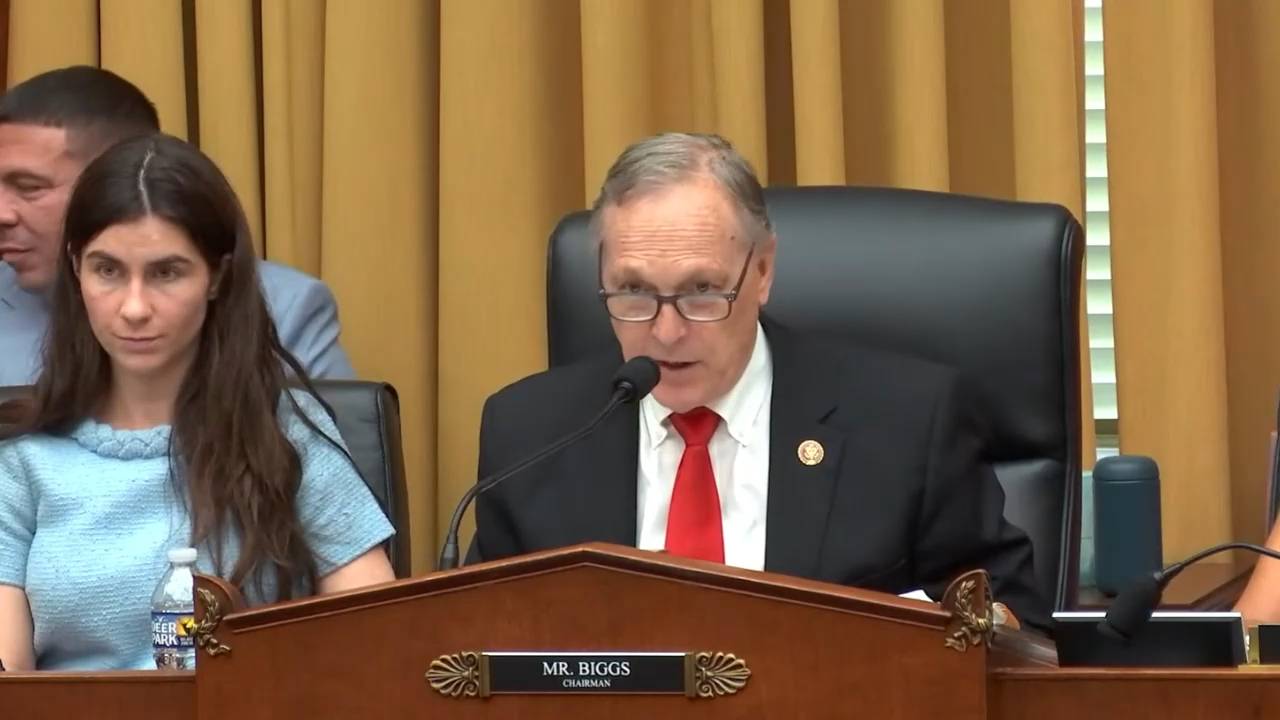 House Judiciary - Rep. Biggs (R-AZ): "Do we have laws in place that would prohibit that or is it just the wild, wild west out there?"