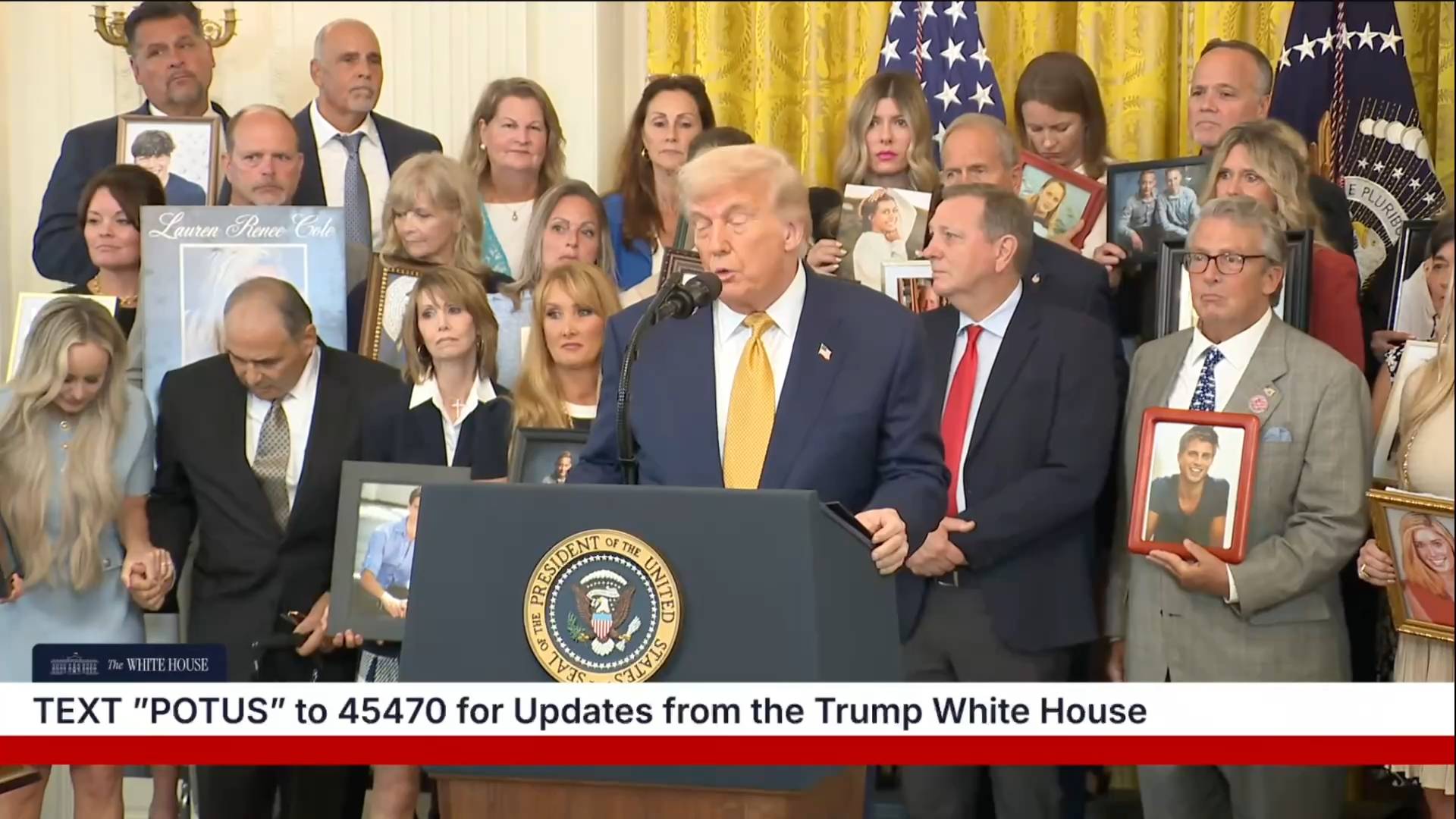 White House - President Trump: “we stand here for years and years doing the same thing”
