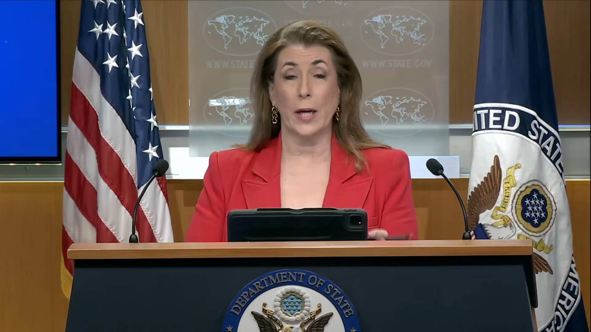 Dept. of State - Spokesperson Bruce: “A gradual return to U.S. Embassy Baghdad" 