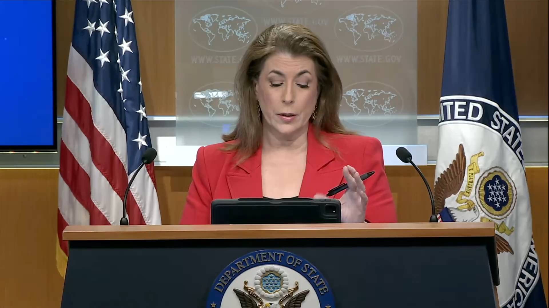 Dept. of State - Spokesperson Bruce: “It’s about Syria taking the lead in determining the path forward”
