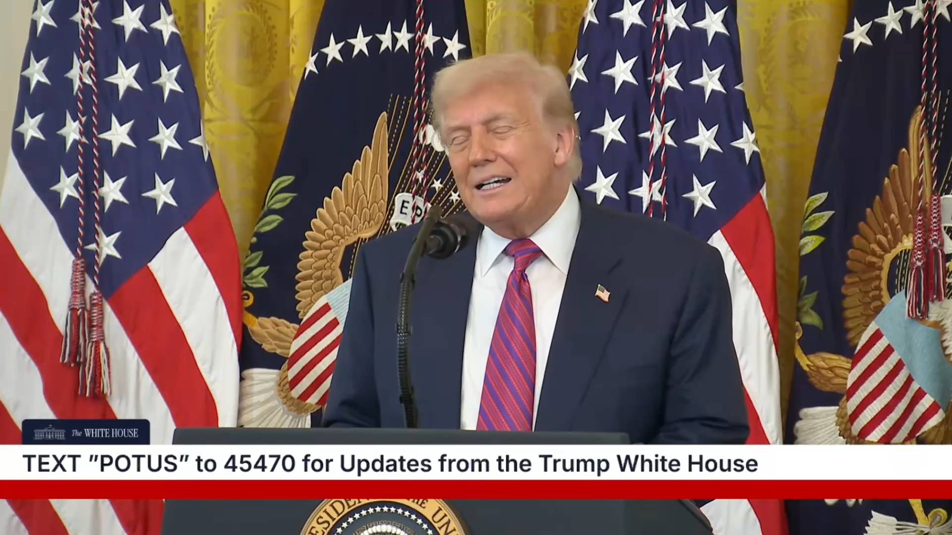 White House - President Trump: “It’s always the same 12 people”