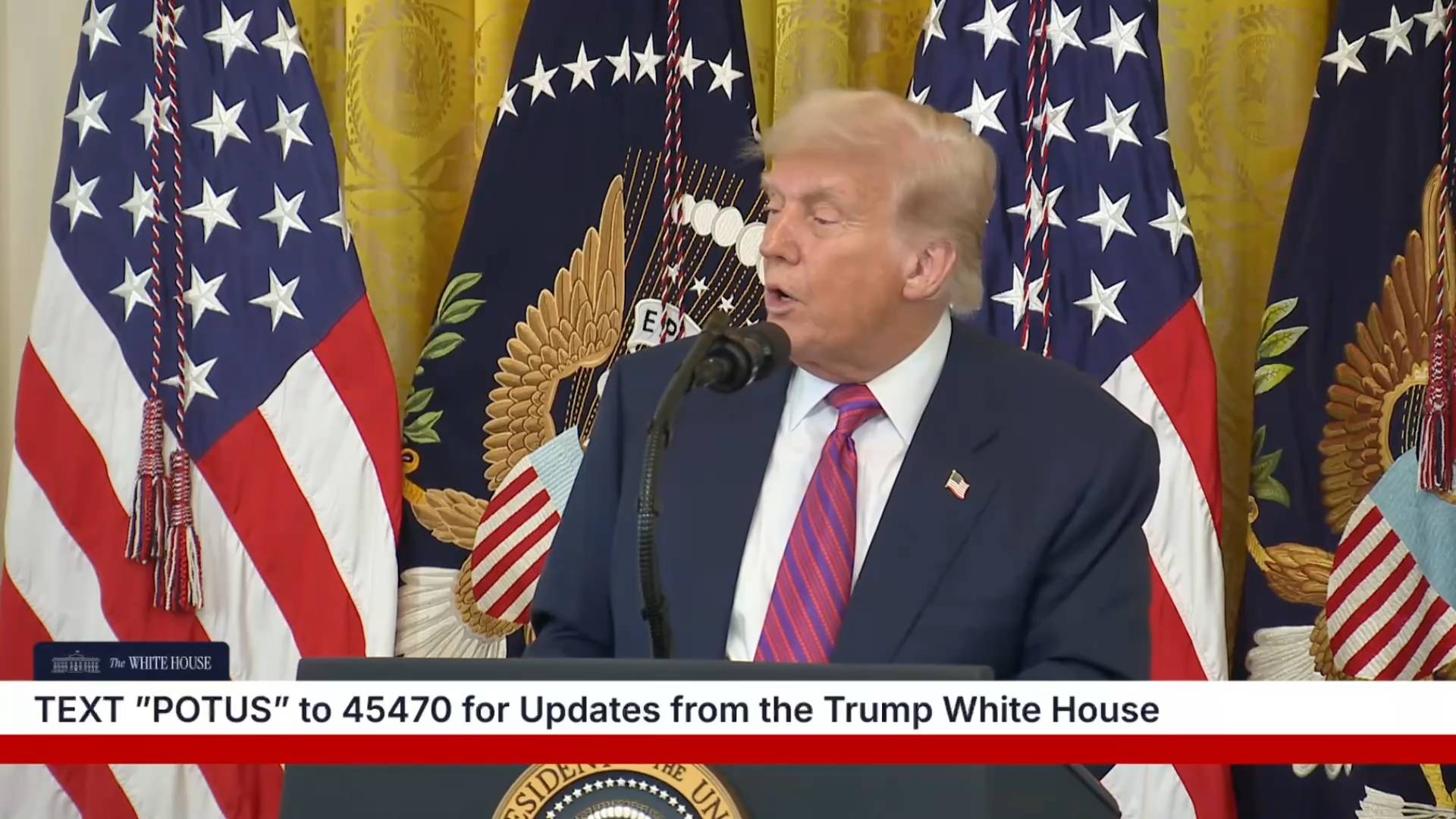 White House - President Trump: “shows you that you’re doing the right thing”