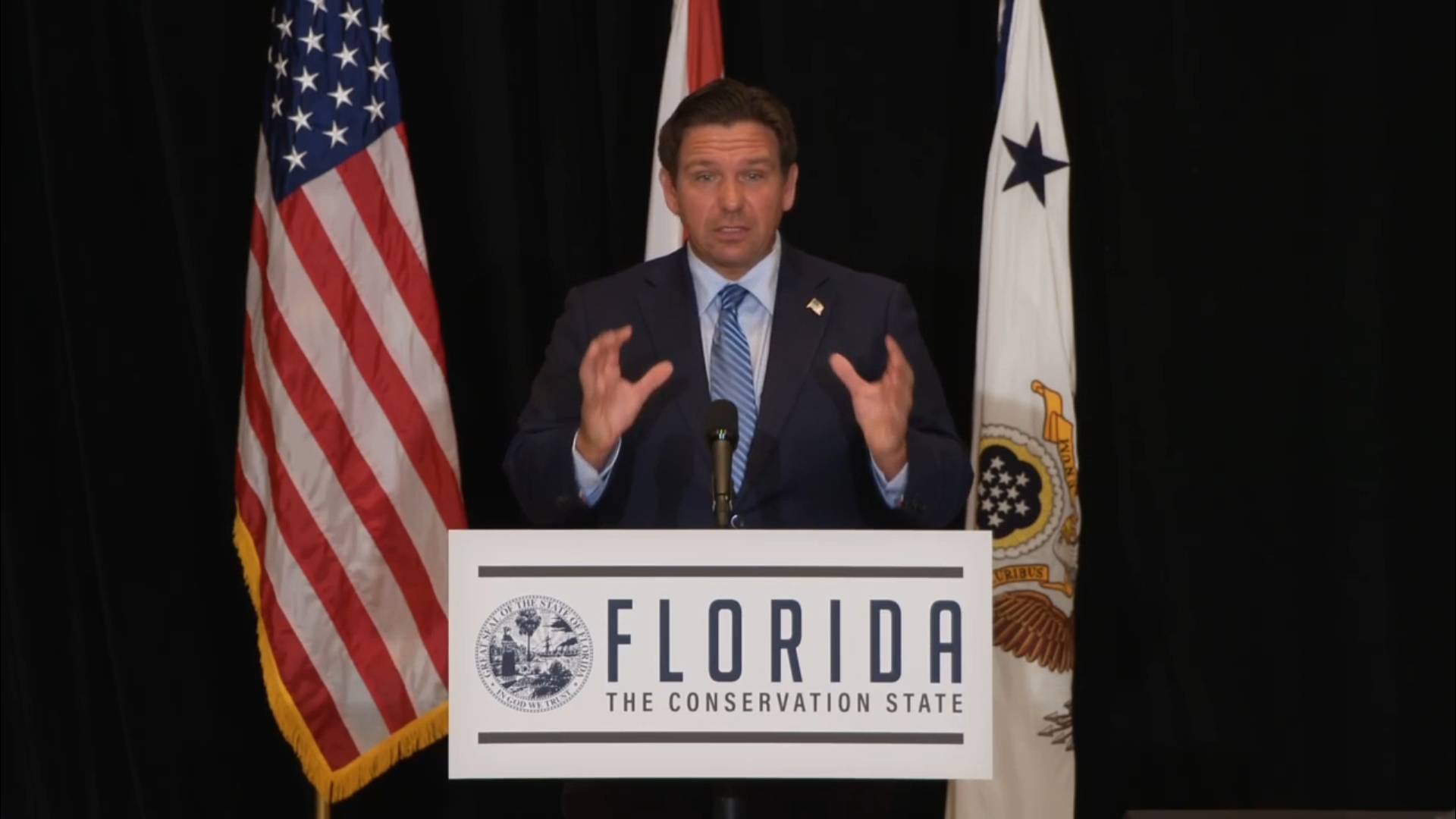 Florida - Gov. DeSantis: "This is the largest environmental restoration in America"