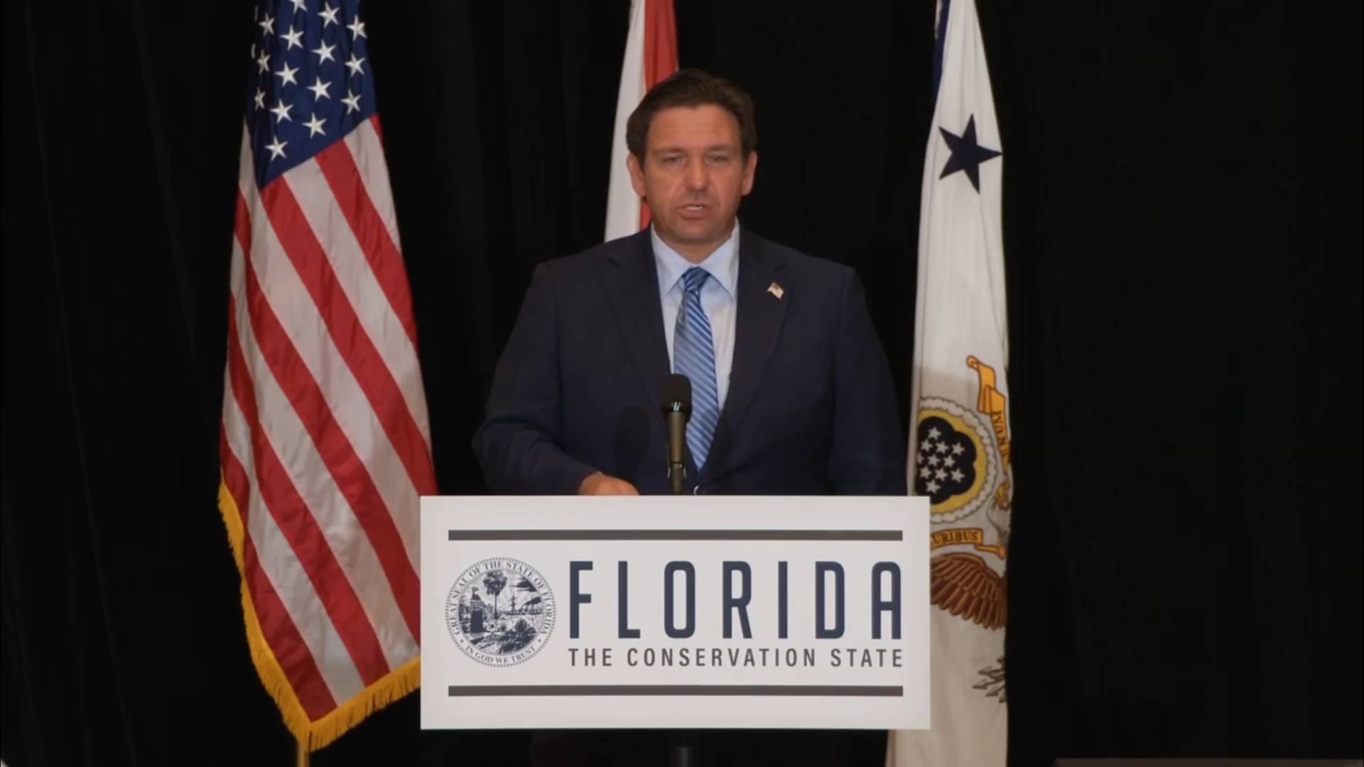 Florida - Gov. DeSantis: "So our projects are trying to re-engineer really what God intended"