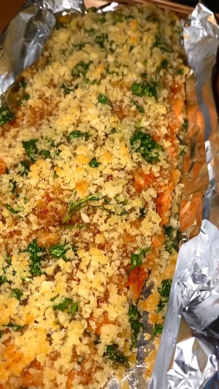 Baked salmon