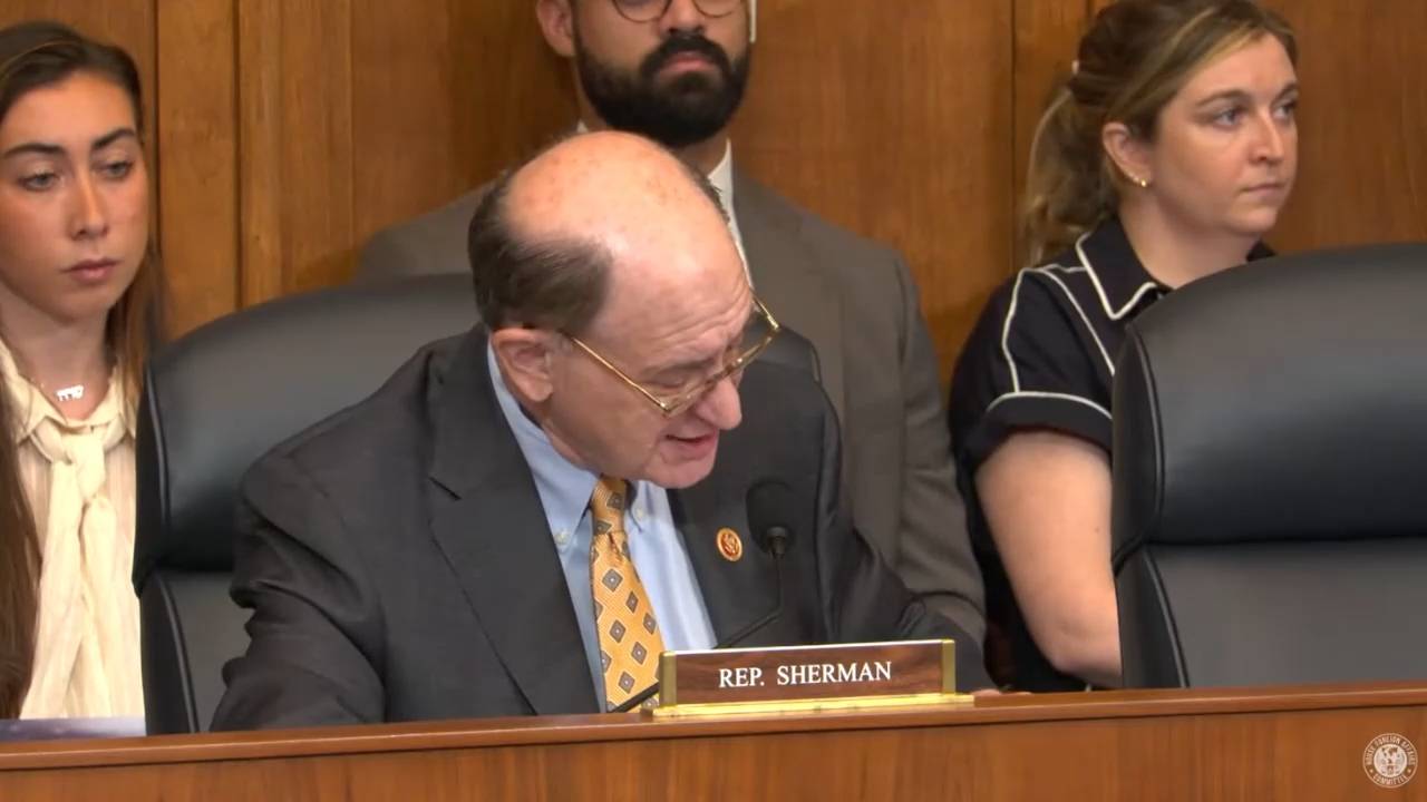House Foreign Affairs - Rep. Sherman (D-CA): "Do you stand by the Secretary in saying that when the richest man in the world took food and medicine from the poorest people in the world that that has resulted in 0 deaths?" 