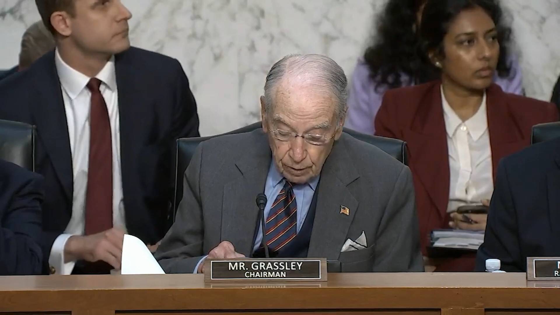 Senate Judiciary - Sen. Grassley (R-IA): “What Epstein did was pure evil and I don’t believe everyone has been held accountable”