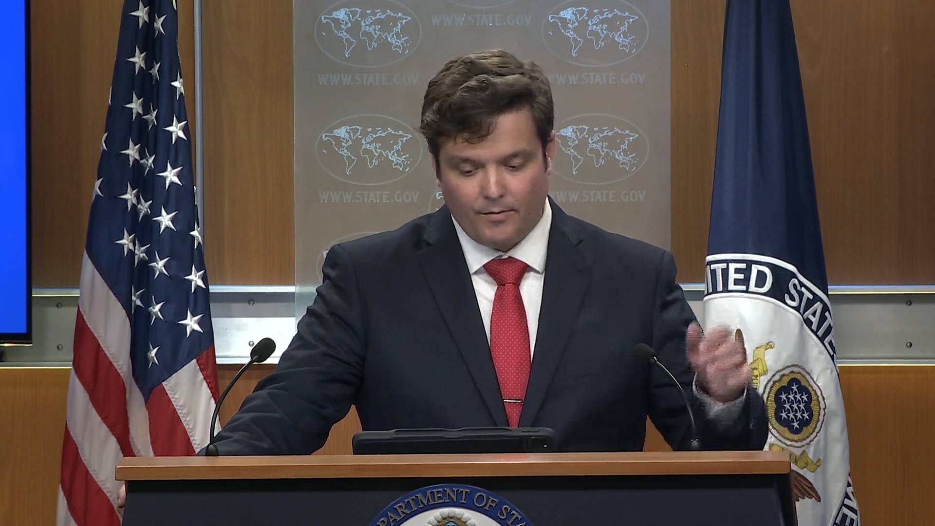 Dept. of State - Spokesperson Tommy Pigott: “Convicted terrorist released by Israel” 