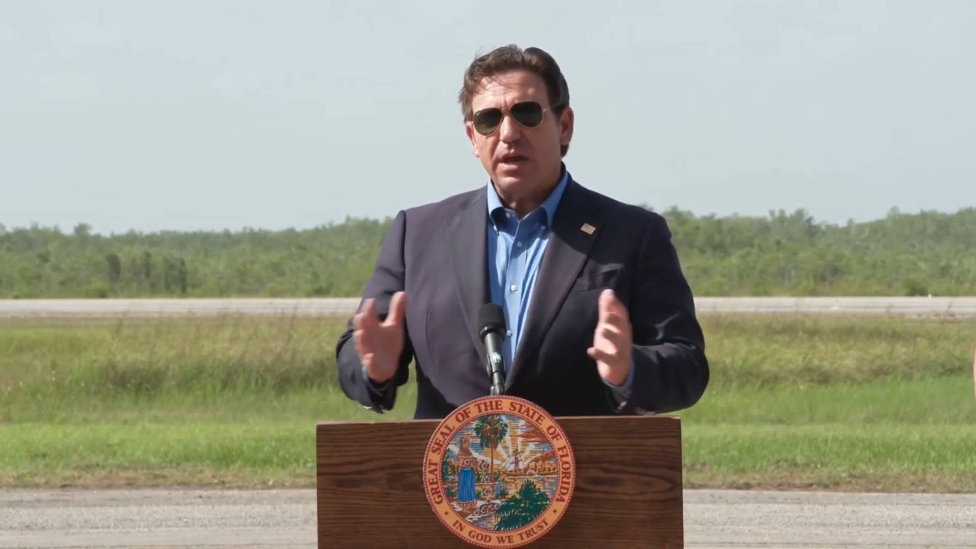 Alligator Alcatraz - Gov. DeSantis: “these are stunts that they're pulling because they're increasingly politically irrelevant in this state”