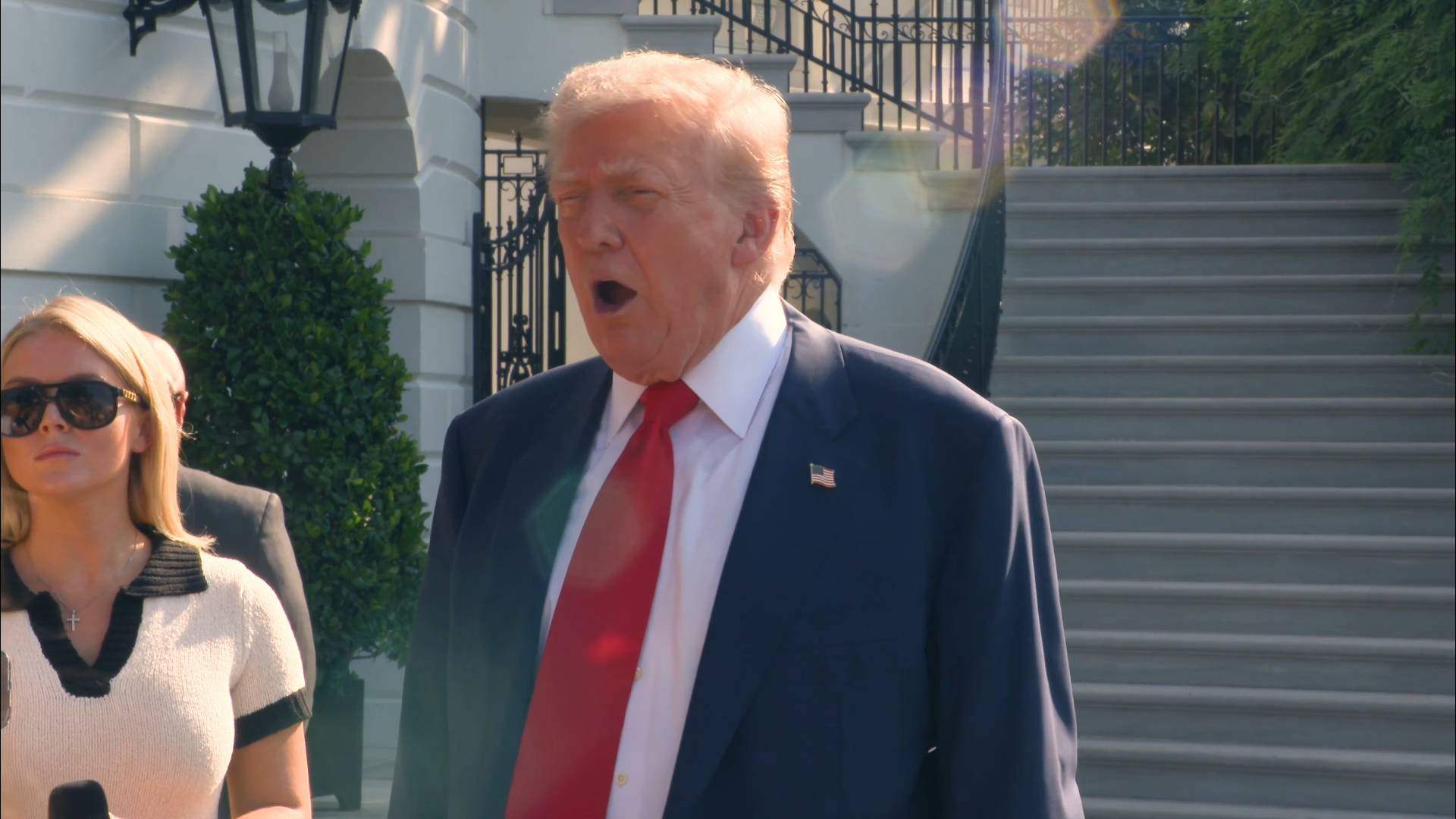 White House - President Trump: “the big thing we wanna do is pay down debt but we're thinking about a rebate”