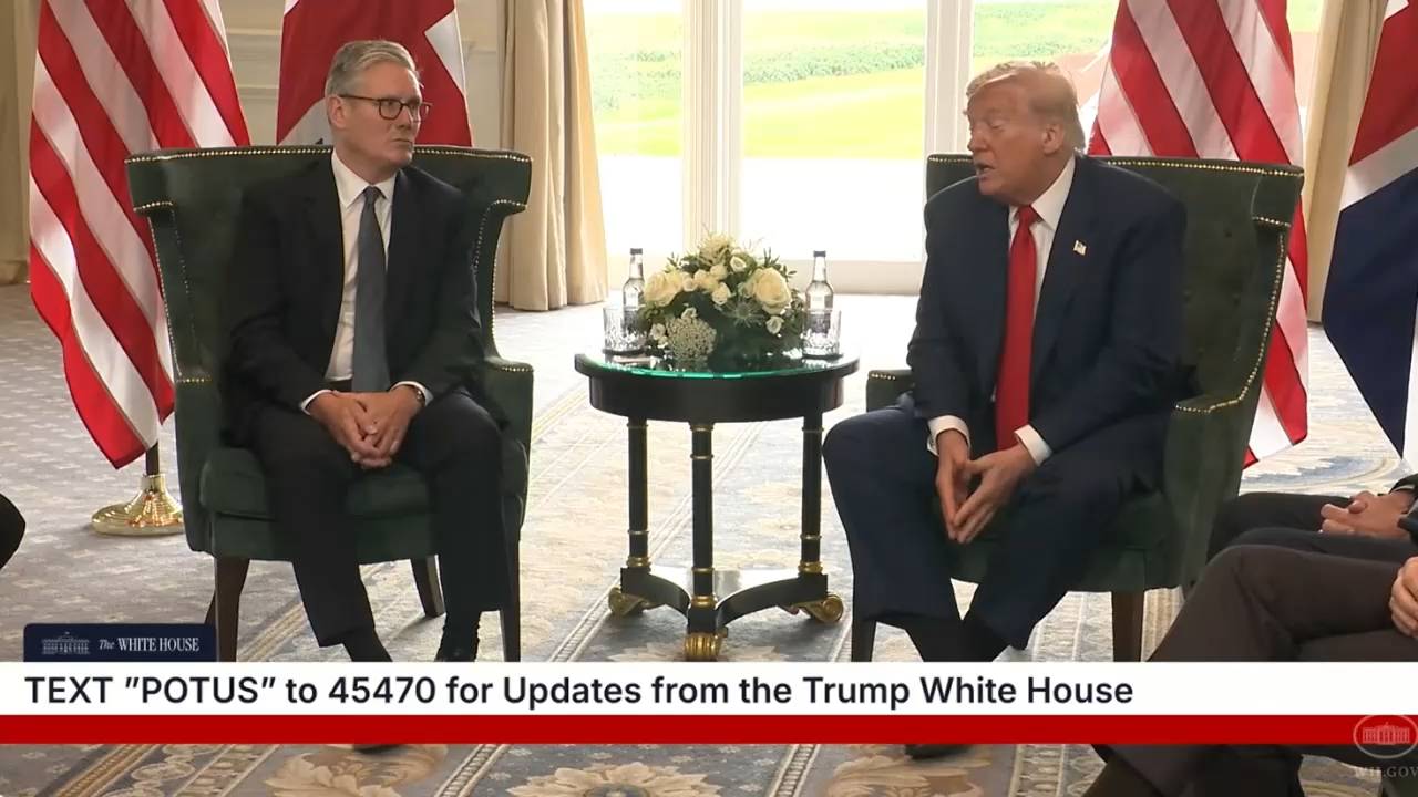 White House Meeting with UK - Prime Minister Starmer: "We see civil nuclear as a big part of the future"
