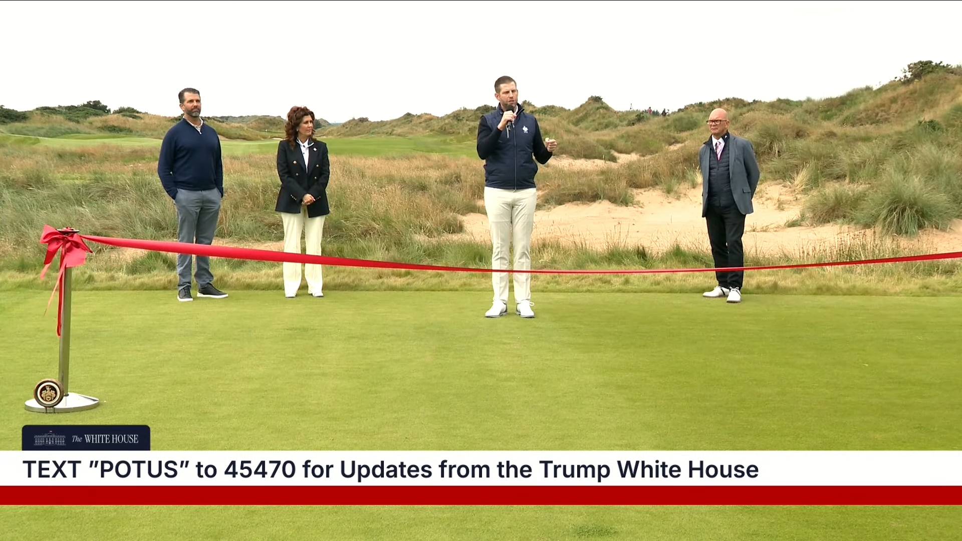 White House - Eric Trump on his father and his new golf course: "This was his Mona Lisa"