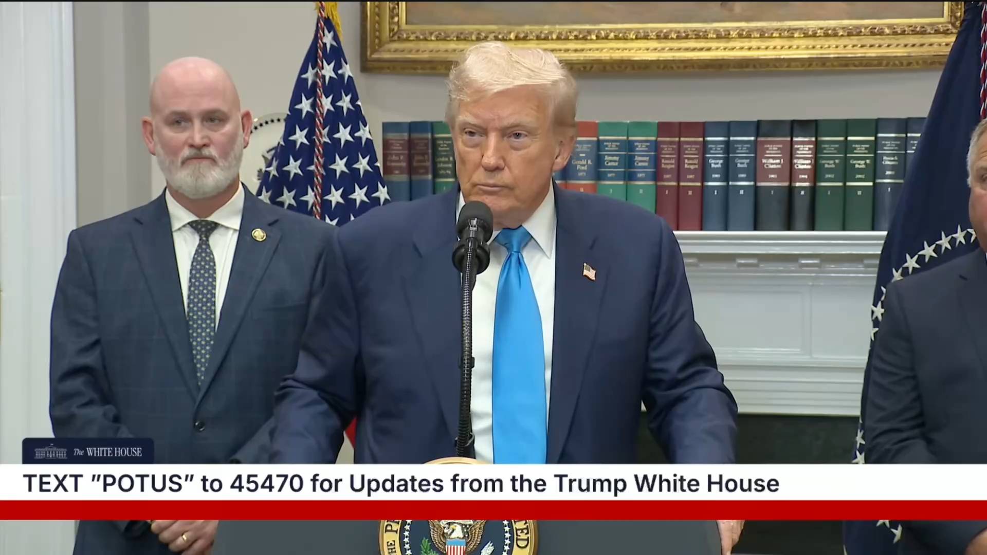 White House - President Trump: "We're not going to let anybody attack the dollar"