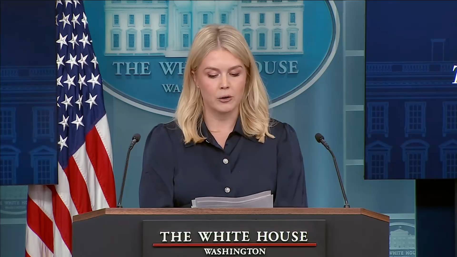 White House - Press Sec. Leavitt: “I know the topic of Israel is on everyone’s minds”
