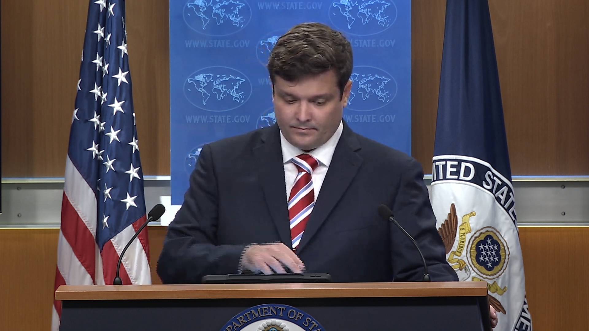 State Department - Spokesperson Pigott on Iran: “any demands for financial compensation from the United States”