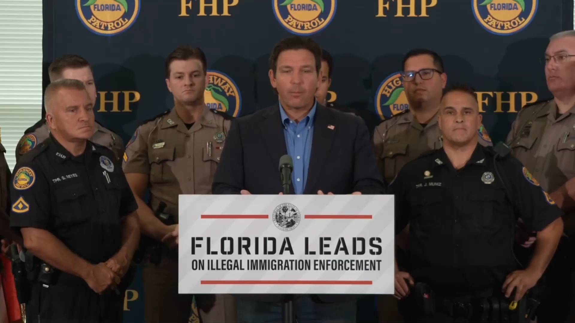 Florida - Gov. DeSantis: “those illegals on those boats would have been able to pour in”