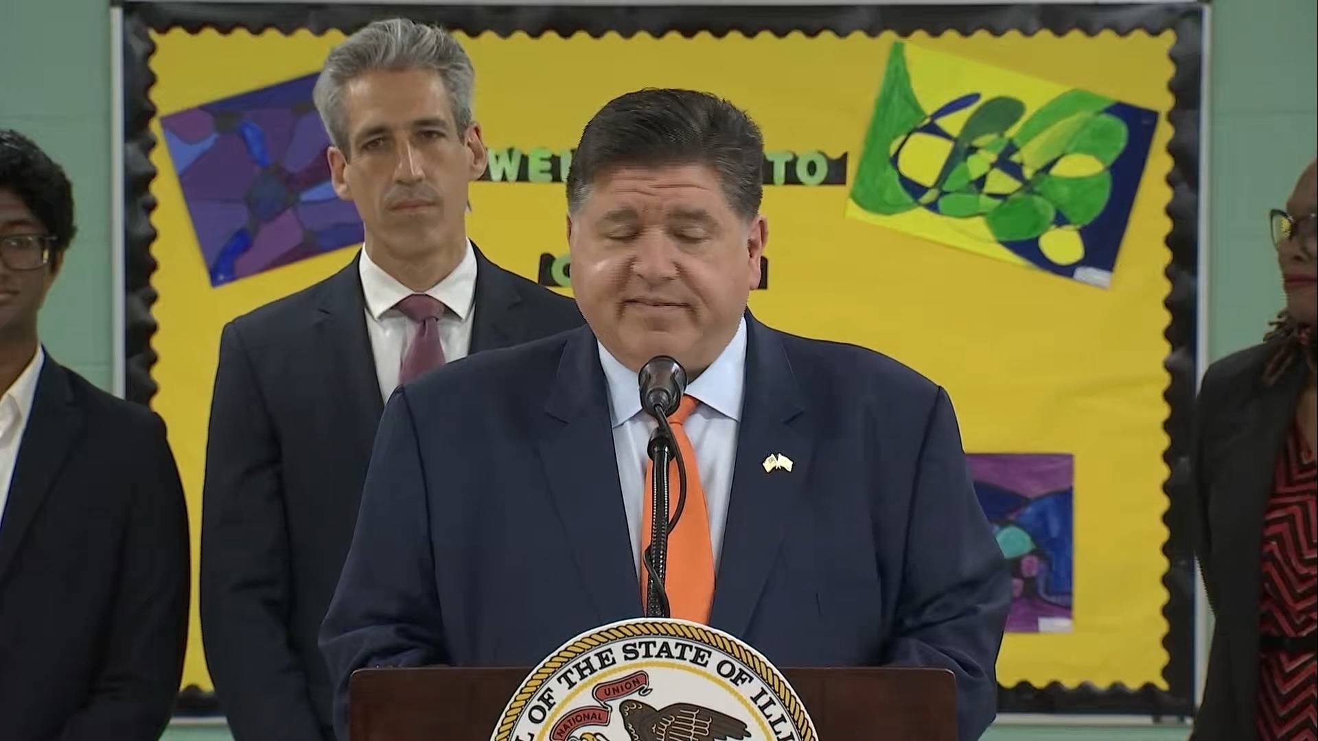 Illinois - 7 31 25 - Gov. Pritzker: “we'll begin equipping schools with the resources and support necessary to implement universal mental health screenings”