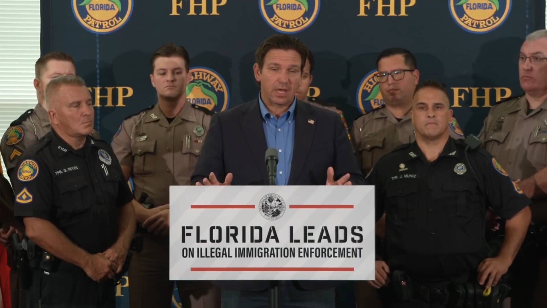 Florida - Gov. DeSantis on Immigration: “the Coast Guard has more resources dedicated to policing this”