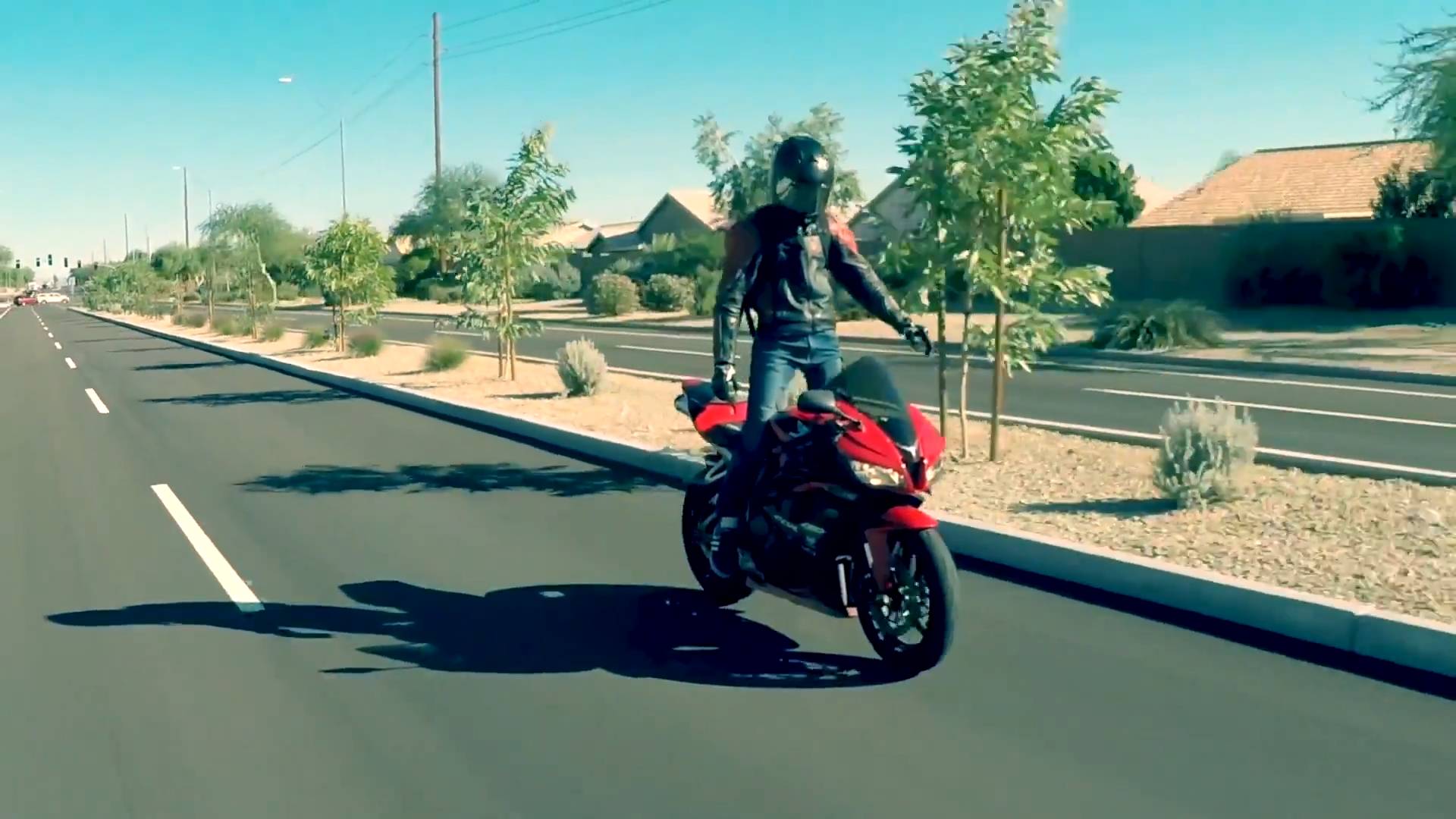 Fidget spinners and wheelies make for interesting ride