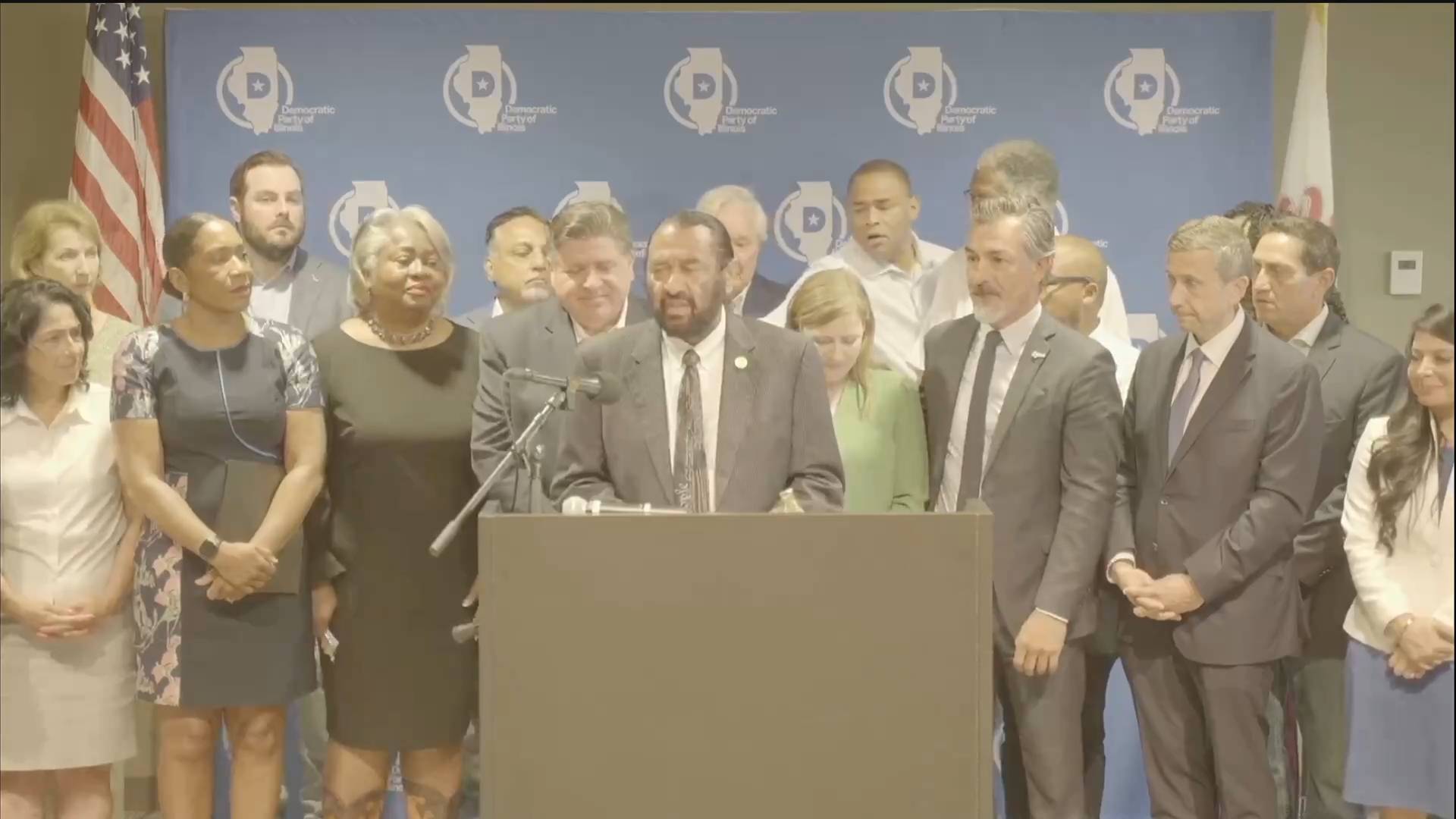 DNC chair in Illinois - Rep. Al Green (D-TX): “These are good troublemakers”