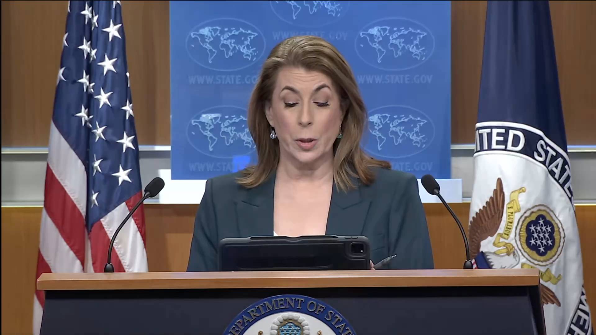 Dept. of State - Spokesperson Bruce: “Life saving top of the line American equipment”