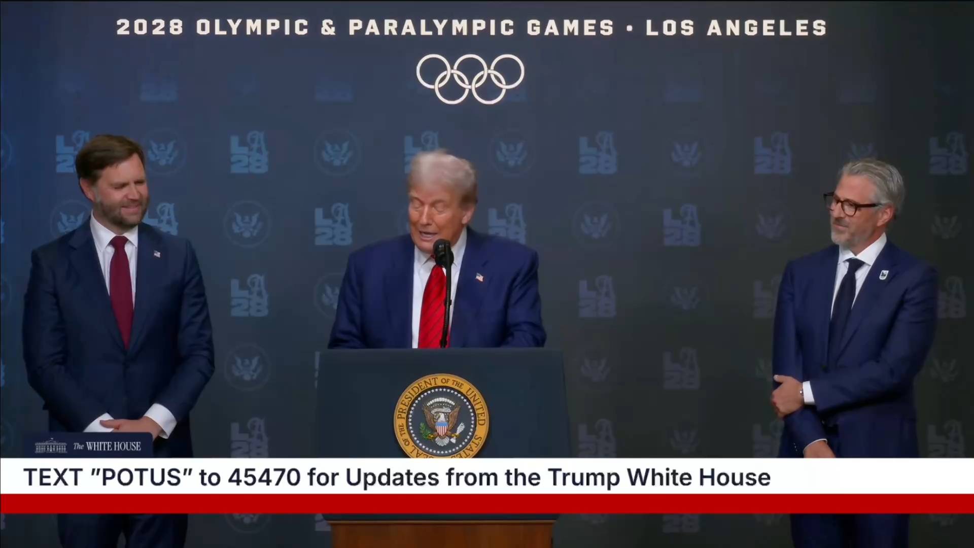 White House - President Trump: “This will be one of the great venues”