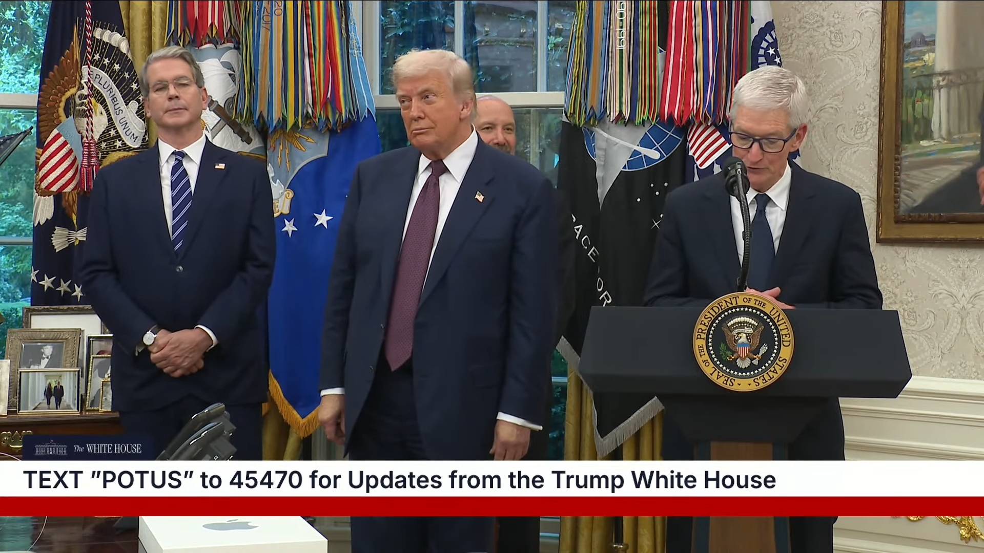 White House - Tim Cook: “We're going to keep hiring in America”
